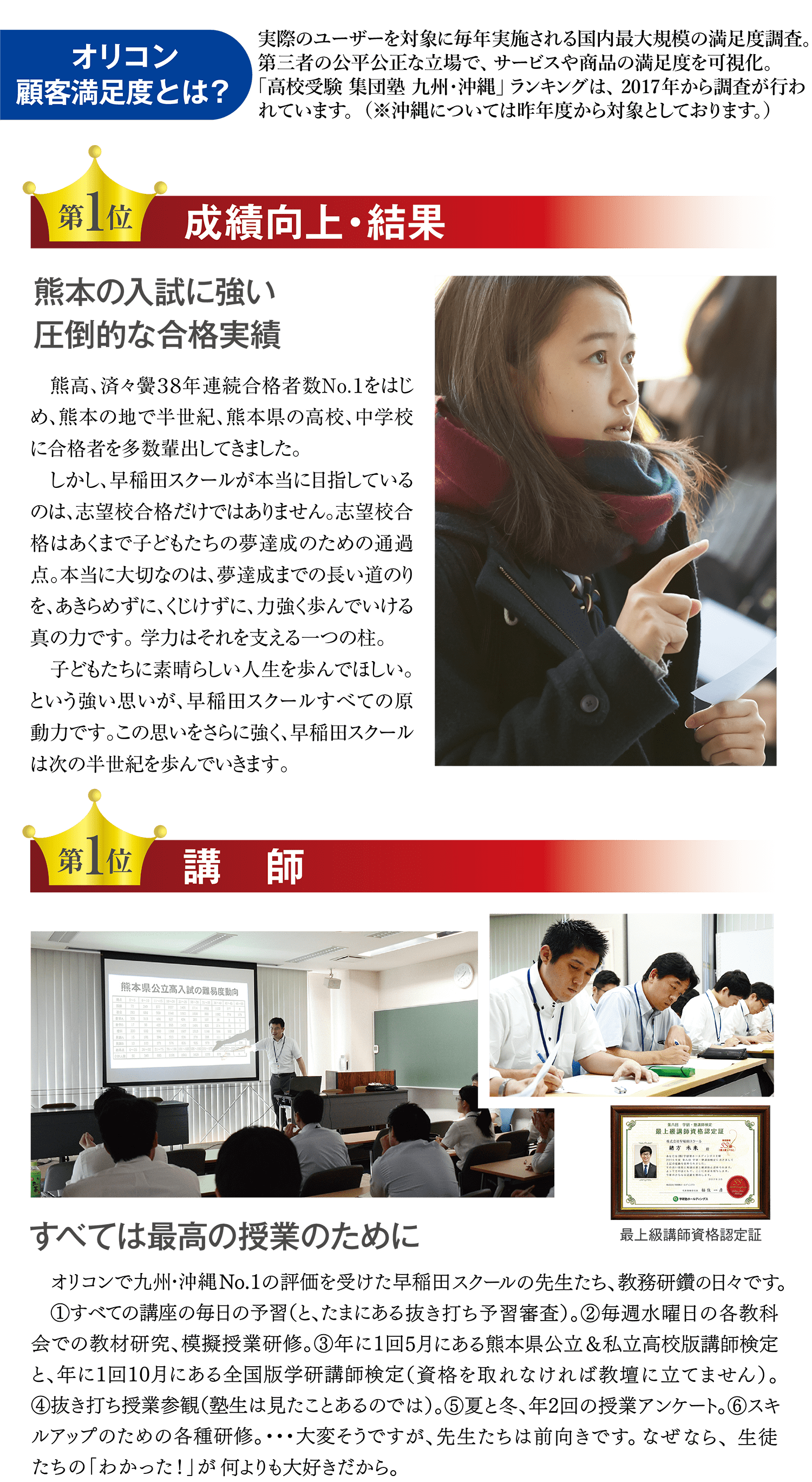 早稲田スクールの特長1